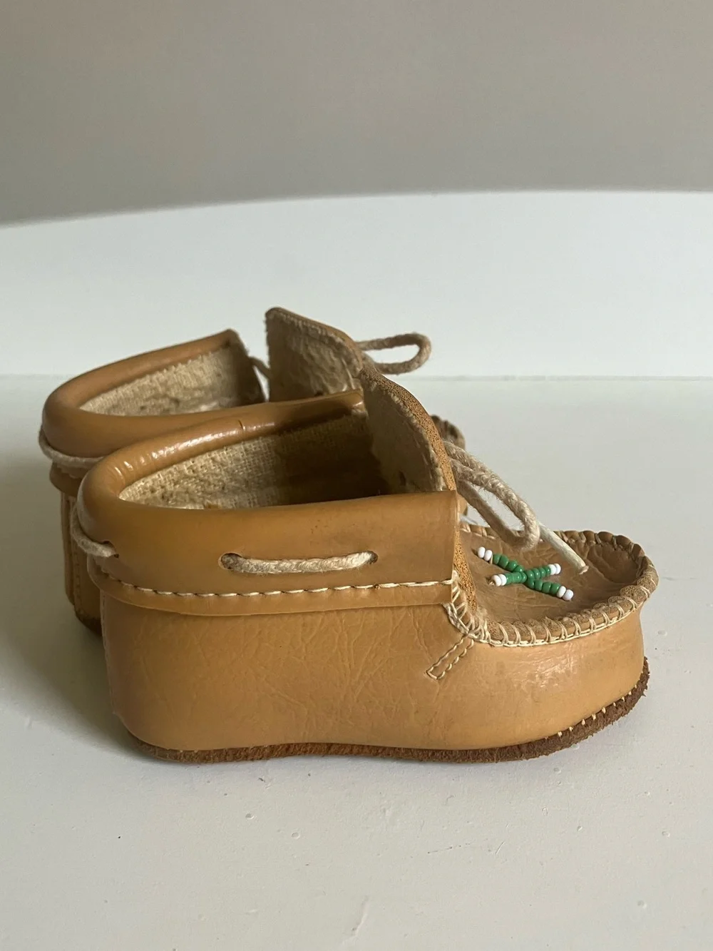 Genuine Leather Baby Moccasins Size 2